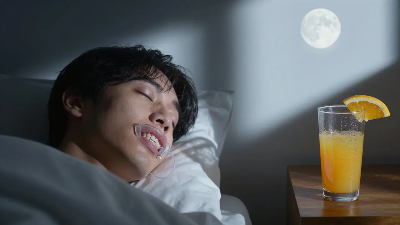 Noční ochrana zubů a nerovnoměrně opotřebované přední zuby.