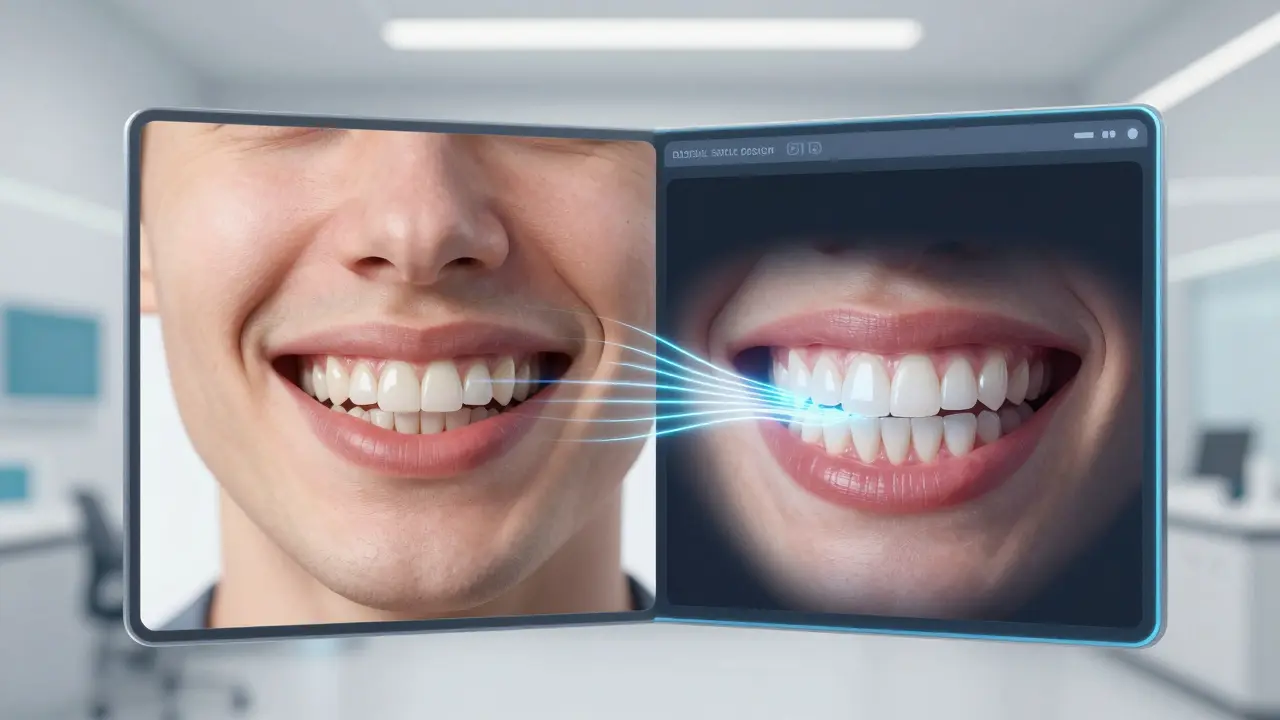 Digitální simulace úsměvu pro plánování zákroku