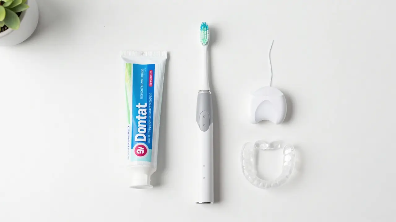 Stomatologická hygiena: kartáček, pasta a chránič