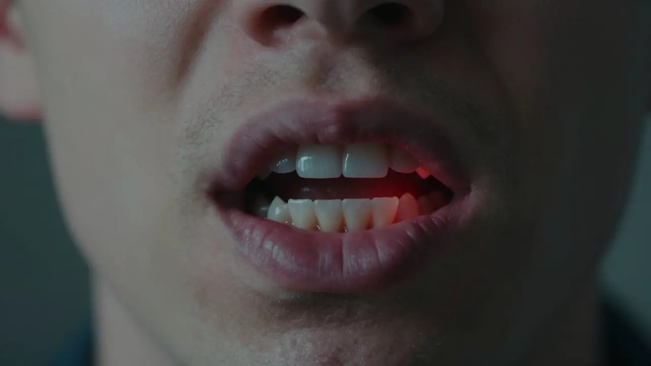 Zánět dásní při prorážení moudrých zubů u dospělého